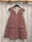 Preview: Mayoral  Kleid  Gr. 128  hellgrau grau rot kariert