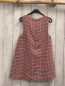 Preview: Mayoral  Kleid  Gr. 128  hellgrau grau rot kariert