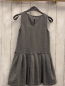 Preview: zara  Kleid  Gr. 134  grau weiße Strefen 