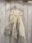 Preview: Stella Mc Cartney  Kleid  Gr. 116  creme zweilagiges Oberteil mit silber Sternen seitlich gesmokt Tüllrüschenrock mit silber Glitzersterne 