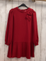 Preview: Mayoral  Kleid  Gr. 140  rot Schleife crincled Rock