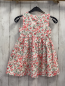 Preview: Jacaid  Kleid  Gr. 92  weiß Blumen Schmetterlinge rosa Schleife 
