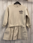 Preview: Zara  Kleid  Gr. 128  hellgrau schwarze Schrift