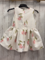 Preview: Mama Luma  Kleid  Gr. 122  weiß Rosen 