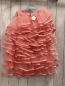 Preview: neu Little Marc Jacobs  Kleid  Gr. 116  lachs Tüllrüschen 