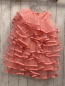 Preview: neu Little Marc Jacobs  Kleid  Gr. 116  lachs Tüllrüschen 