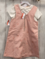 Preview: neu 3tlg Cupcakes and Cashmere  Kleid + T-Shirt + Haarspange  Gr. 128  rosa lachs Schleifen + weiß