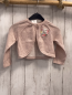 Preview: Disney  Strickjacke  Gr. 86  rosa mit bronze Glitzerpunkten hase Blumen 