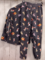 Preview: 2tlg H&M  Fleecejacke + Leggings  Gr. 122/128  grau bunte Tiere 