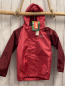 Preview: neu Scout  Regenjacke  Gr. 116  koralle weinrote Ärmel 