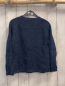 Preview: H&M  Pullover  Gr. 122/128  blau hellgrau meliert Strick Rippen 