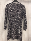 Preview: Benetton  Kleid  Gr. 152  schwarz weißer Druck mit kleinen Punkten 