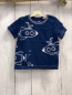 Preview: Sanetta  T-Shirt  Gr. 68  blau weiße U-Boote 