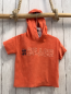 Preview: Sanetta  T-Shirt  Gr. 92  orange Frottee Kapuze Schrift 