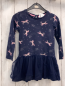 Preview: Manguun Kleid  Gr. 98  blau Einhöner Sterne 