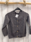 Preview: H&M  Strickjacke  Gr. 110  grau Noppen