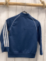 Preview: Adidas  Joggingjacke  Gr. 116  blau weiße Streifen 