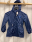 Preview: Charles Vögele  Jacke  Gr. 116  blau graue Rauten Kapuze 