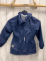 Preview: Charles Vögele  Jacke  Gr. 116  blau graue Rauten Kapuze 