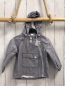 Preview: H&M  Jacke  Gr. 86  grau Kapuze weißer Bund 