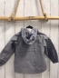 Preview: H&M  Jacke  Gr. 86  grau Kapuze weißer Bund 