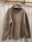 Preview: Scotch & Soda  Pullover  Gr. 164/170  beige braun meliert + hellbrauner Streifen Strick Schrift 