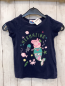 Preview: Peppa Pig  T-Shirt  Gr. 98  blau Peppa Pig Fische Glitzerschrift 