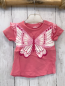 Preview:   T-Shirt  Gr. 74  rosa Schmetterling Rüschen 