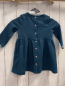 Preview: Sergent Major  Kleid  Gr. 86   petrol weißer Kragen + Bund mit Blumen 
