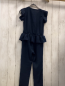 Preview: Name it  Jumpsuit  Gr. 116  blau Struktur Rüschen 