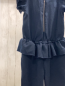 Preview: Name it  Jumpsuit  Gr. 116  blau Struktur Rüschen 