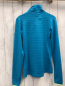 Preview: Nike  Sportshirt lang  Gr. 158/164  hellblau lila Streifen hellgrüner Bund 