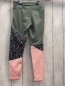 Preview: H&M  Sportleggings  Gr. 110/116  kiwi rosa + schwarz rosa gemustert 