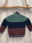 Preview: S´Oliver Pullover  Gr. 74   grün blau + orange blaue Streifen + weißer Streifenbund Strick 