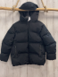 Preview: Zara  Winterjacke  Gr. 128  schwarz warm gefüttert Kapuze 