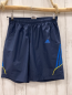 Preview: Adidas  Sportshorts  Gr. M dunkelblau blau gelbe Streifen 