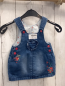 Preview:   Kleid  Gr. 68  blau Jeans Blumen 