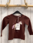 Preview: neu Name it  Langarmshirt  Gr. 86  braun Einhorn mit Herzen Schrift + Glitzer 