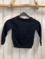 Preview: Zebralino  Pullover  Gr. 92  schwarz Strick beige Sterne schwarze Pailetten 