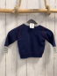 Preview: Mexx  Pullover  Gr. 74  blau grau oliv rot hellblaue Streifen hellgraue Sterne 