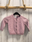 Preview: Tommy hilfiger  Strickjacke  Gr. 74   rosa Glitzerstreifen + -bund 