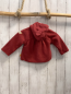 Preview: Steiff  Fleecejacke  Gr. 74   rostrot Kapuze mit Ohren 