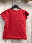 Preview: S´Oliver  T-Shirt  Gr. 92  rot Schrift mit Blumen 
