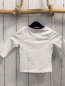 Preview: Obaibi  Langarmshirt  Gr. 74  weiß bunte Bilder blauer Bund 