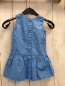 Preview: Benetton Kleid  Gr. 68  hellblau Schleife 