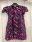 Preview: Vertbaudet  Kleid  Gr. 86  aubergine pink weißer Druck 