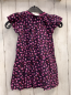 Preview: Vertbaudet  Kleid  Gr. 86  aubergine pink weißer Druck 