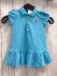 Preview: Ralph Lauren  Kleid  Gr. 74  hellblau Polokragen 