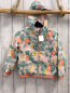 Preview:   Regenjacke Gr. 104  rosa orange mint grün gelbe Blüten + Blätter 