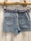 Preview:  Shorts Gr. 158  blau Jeans Gürtelband Bund verstellbar